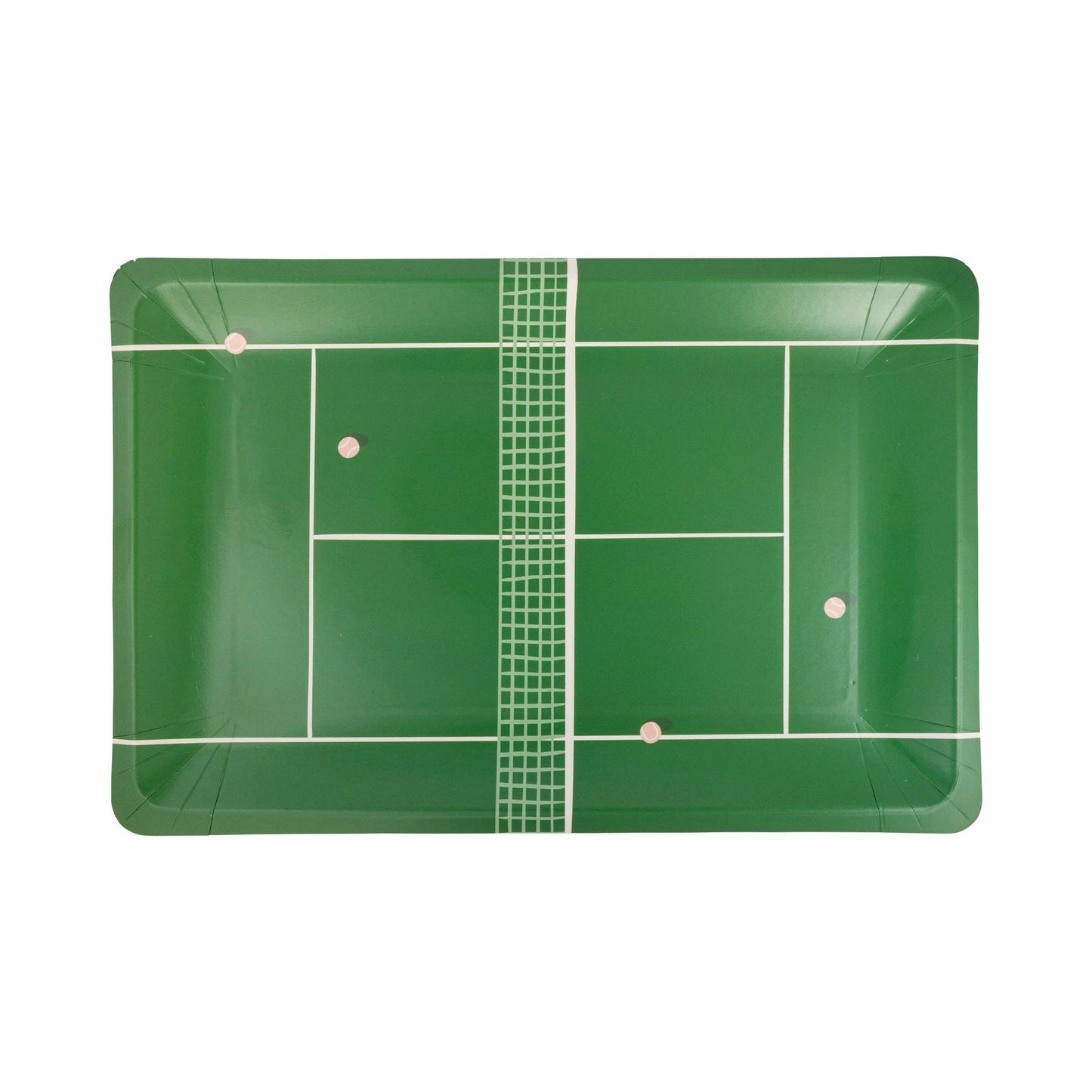 TEN1140 - Tennis Court Paper Plate