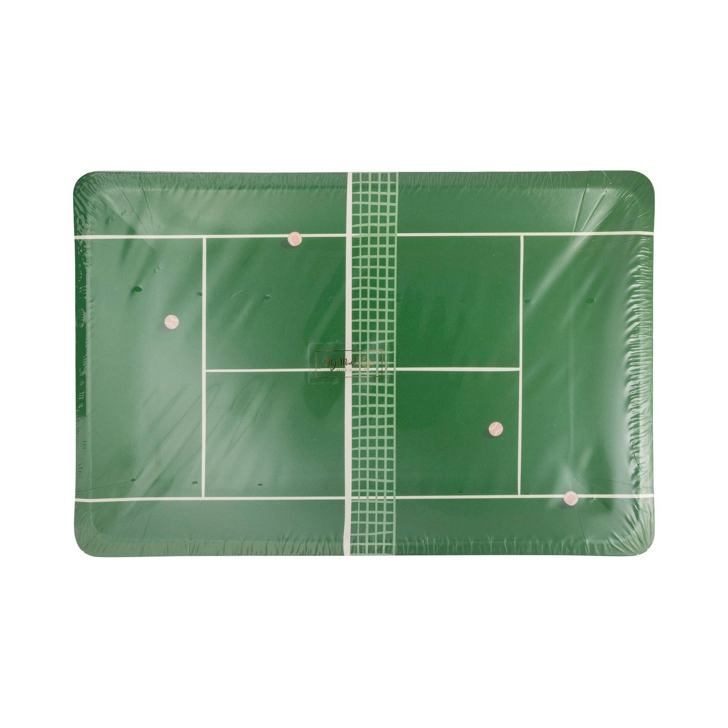 TEN1140 - Tennis Court Paper Plate