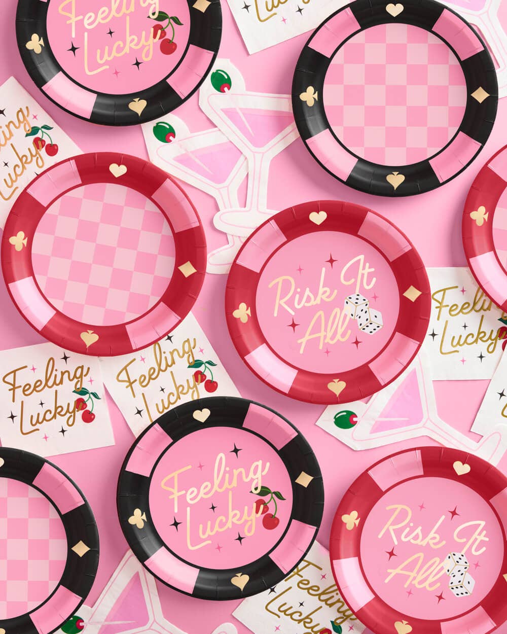 Feeling Lucky Plates - Casino Birthday Party Decorations