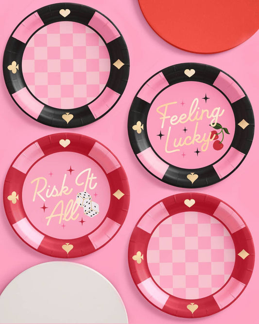 Feeling Lucky Plates - Casino Birthday Party Decorations