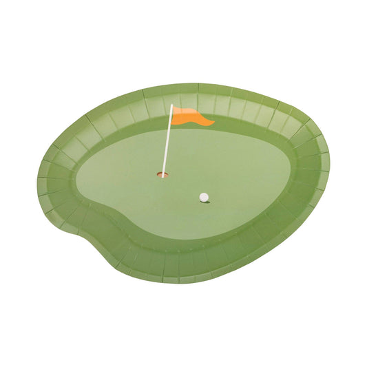 GLF1141 - Putting Green Paper Plate