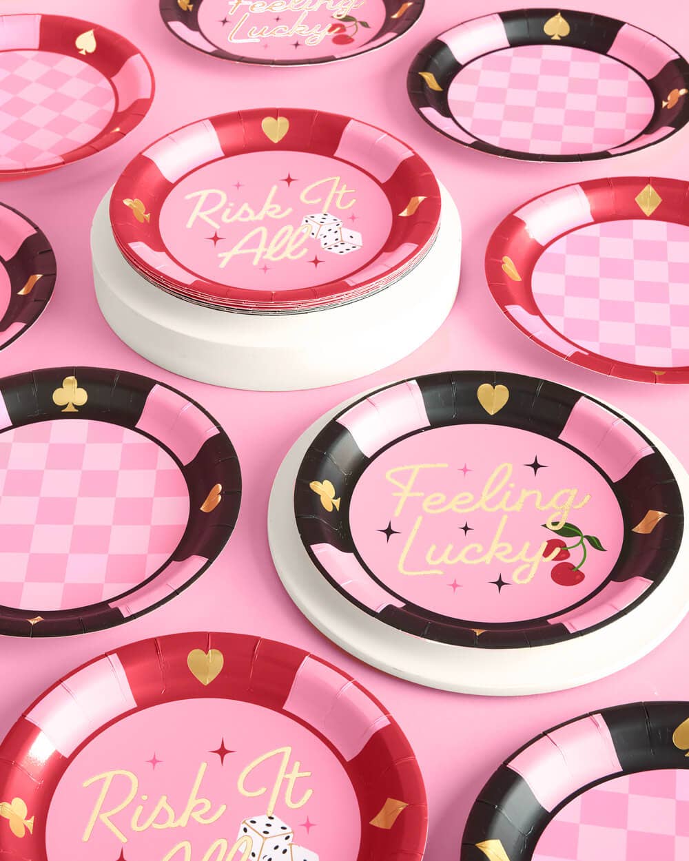 Feeling Lucky Plates - Casino Birthday Party Decorations