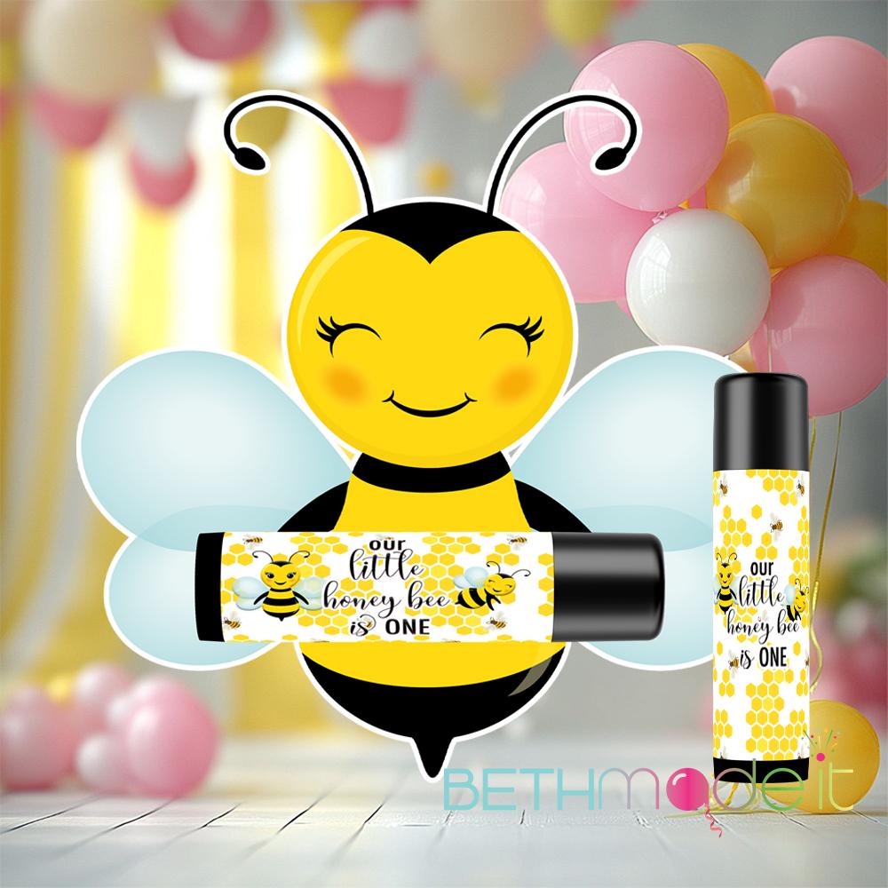 Sweet As Can Bee Chip Bag: 1st Birthday Party Favor