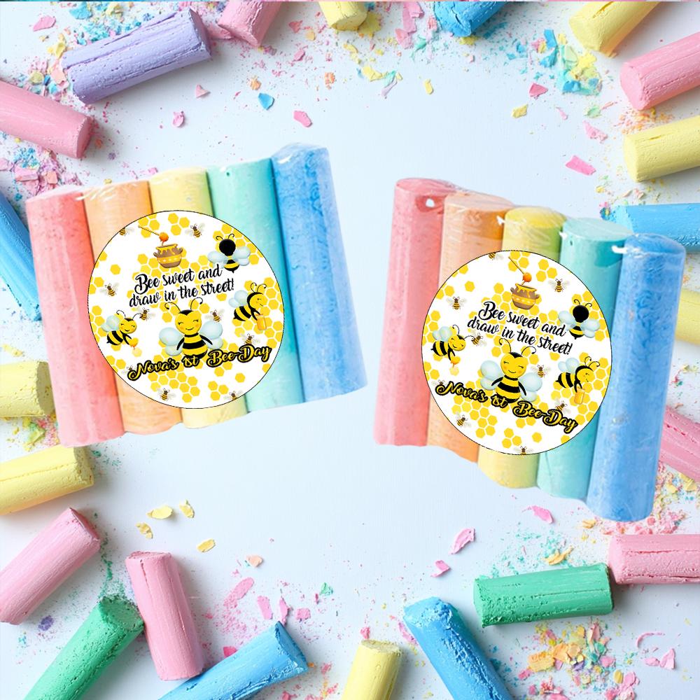 Sweet As Can Bee Chip Bag: 1st Birthday Party Favor