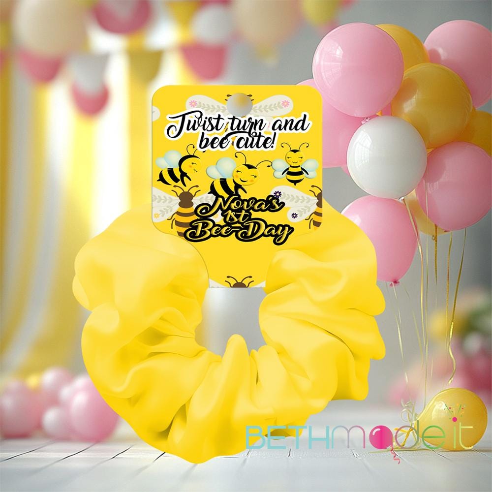 Sweet As Can Bee Chip Bag: 1st Birthday Party Favor
